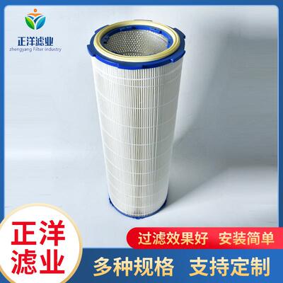 工业六耳快拆静电除尘滤芯插式维滤快芯64412过滤器聚酯纤折叠防