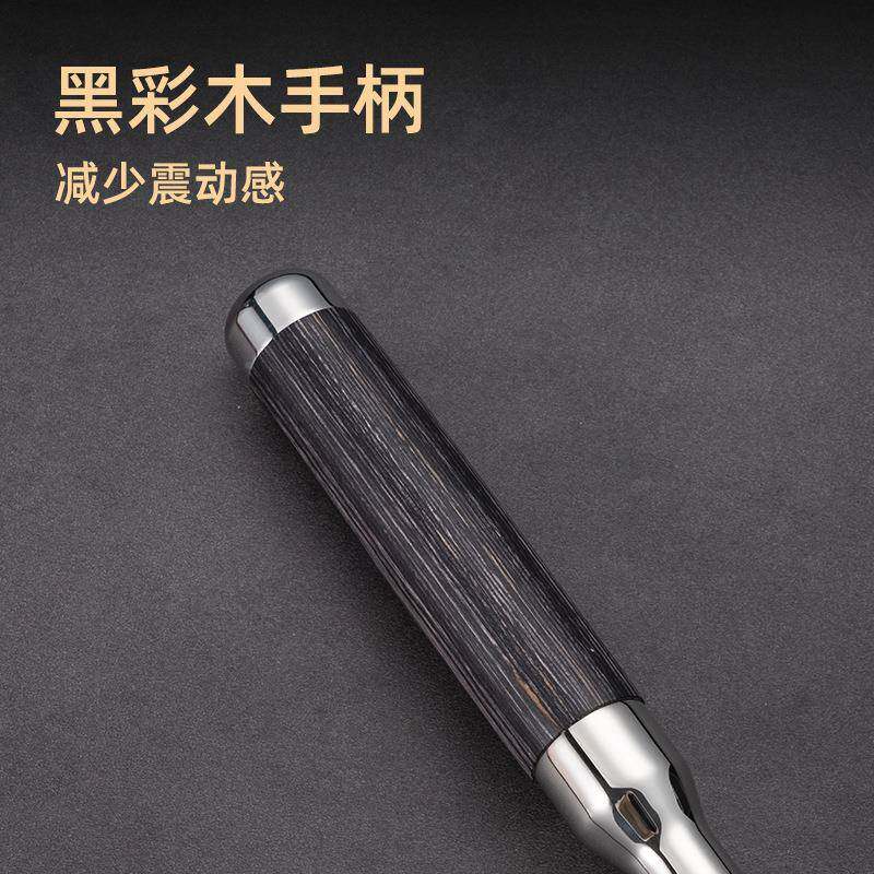 新款松肉嫩锤4不锈钢敲肉锤牛扒0黑彩木肉牛断筋器家用松肉排针肉