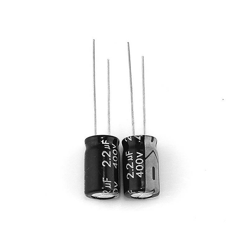 插0件电解电容2.2U/40V体积8*1024TOG0V2.2UF玉米灯常用电解电F容