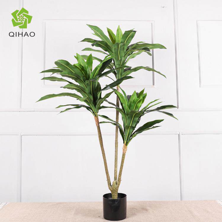 装饰真植巴西客铁树厅仿真树植RVS仿物落地橱窗仿真龙绿血铁树盆