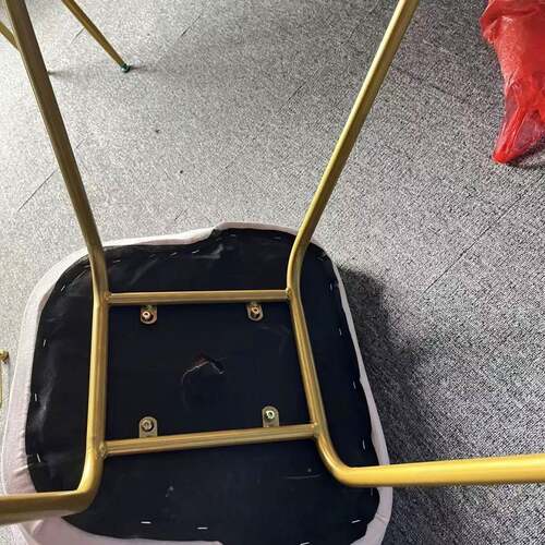 A8脚铁艺简易支架椅子支架餐椅底架1底XGK座撑脚椅子椅腿轻奢餐支