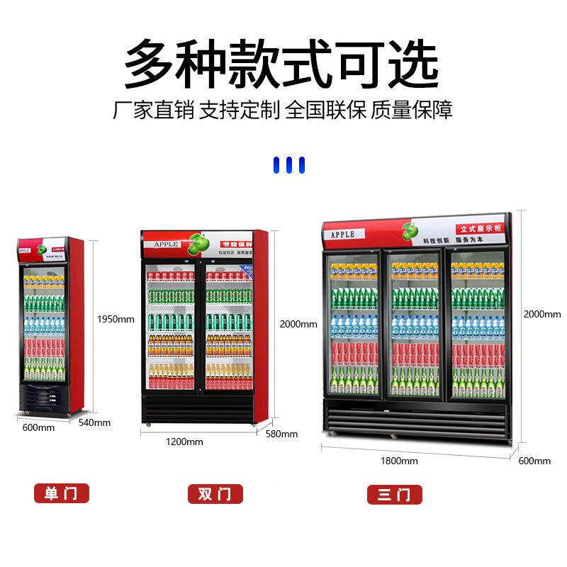 啤酒柜商用729饮料展示柜门酒风冷无霜便利店鲜超市保双展示柜立