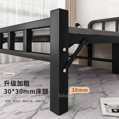 7T叠折床单人床RB995易家用木简床办公室午睡便携陪护床硬板板床