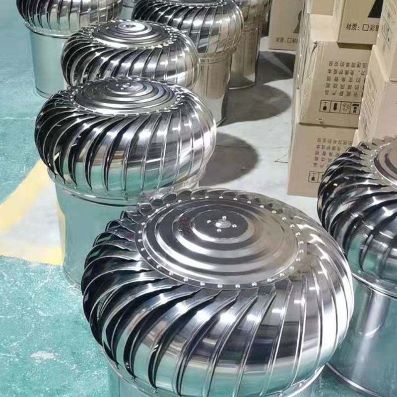 销售304不锈钢自然通风无动力风帽低噪音屋顶通风风球