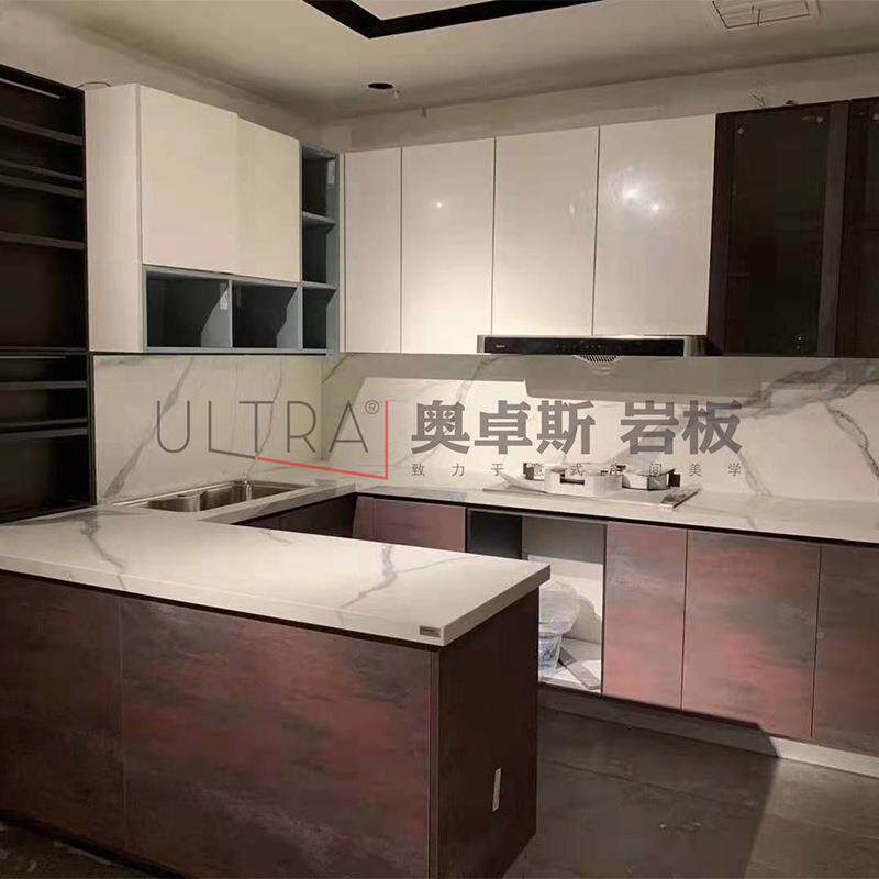台岩板餐桌面茶几电视柜飘窗柜面板厨阳客厅台全房屋整装陶瓷岩板