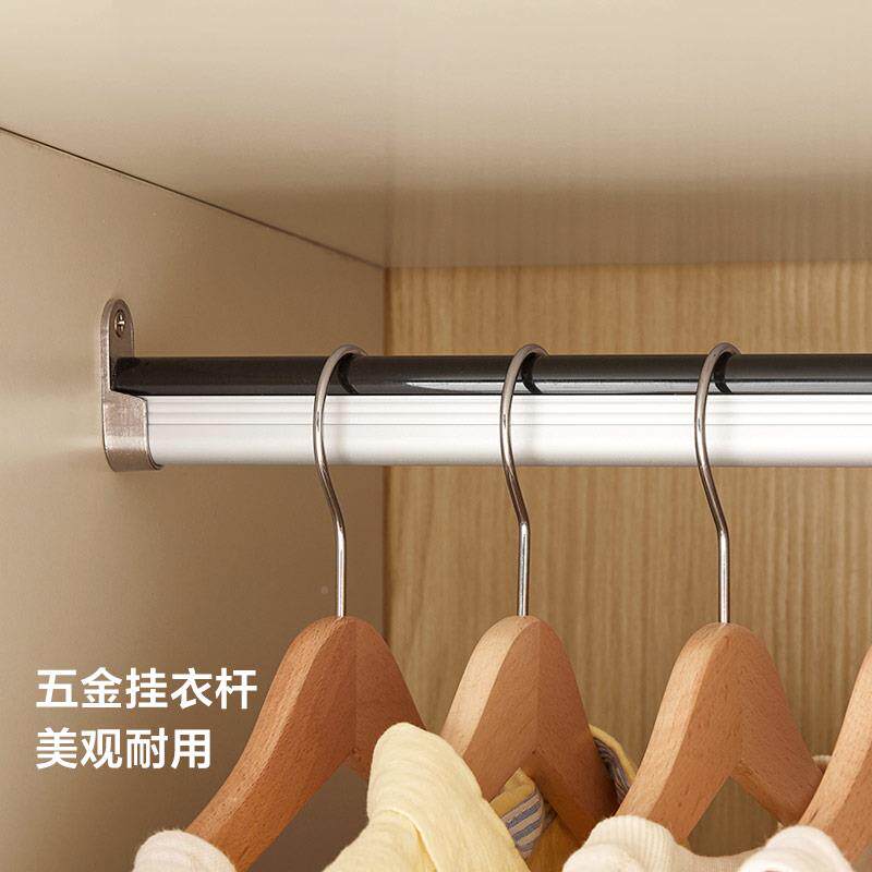 现代简约卧室小孩儿子衣两门童衣QEW柜儿童房橱储物E家具D1D