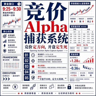 集合竞价指标市场情绪合力
