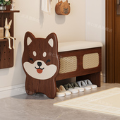 凳家用门口入户鞋 柜坐凳一体可坐式 鞋 实木换鞋 架玄关收纳鞋 柜