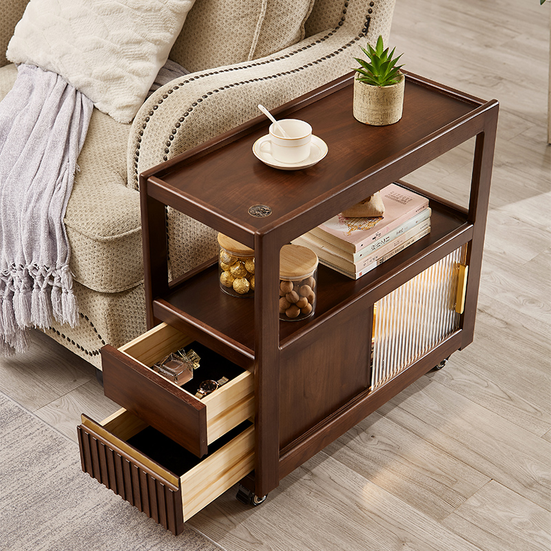 亲仁带轮可移动边几柜