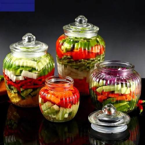 泡菜坛子家用玻璃瓶密封罐腌制储