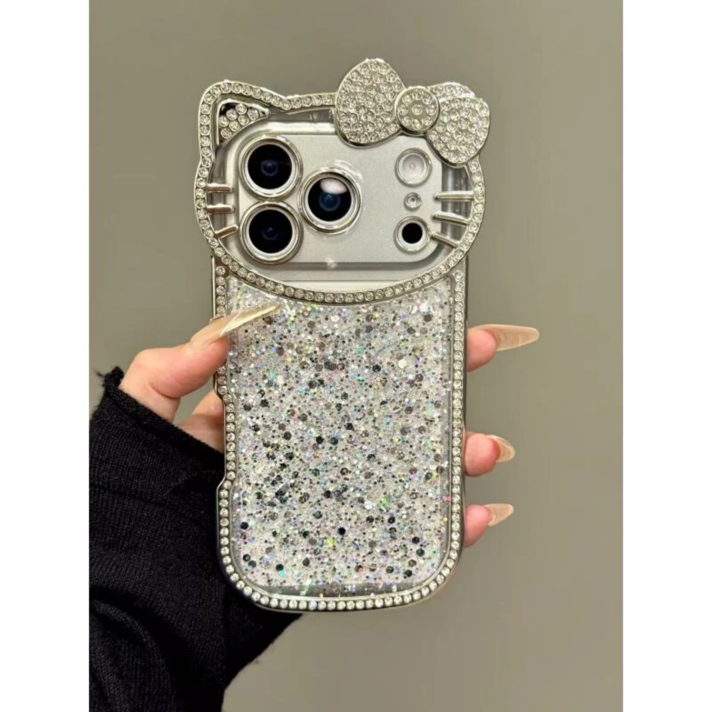 高级感ins立体蝴蝶结猫耳适用iPhone17promax苹果16pro手机壳15plus女款14pro新款13promax超好看12pro闪闪11