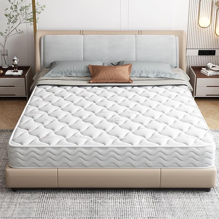 席梦思弹簧床垫家用卧室乳胶软垫20cm厚硬椰棕1.5m1.8米租房专用