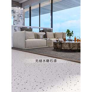 硅藻泥补墙膏乡村慕凯无缝水磨石装修室内地面漆颗粒质感肌理涂料