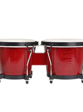 打击乐器邦戈鼓手拍鼓奥尔夫儿童音乐教具玩具连体鼓Bongos邦戈鼓