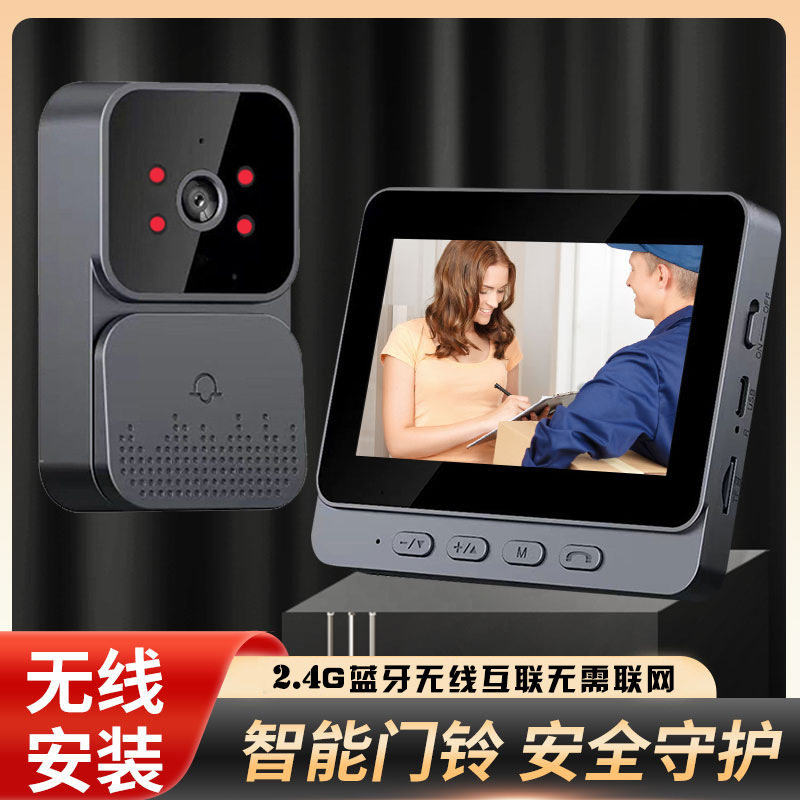 M10无线可视门铃双向对讲
