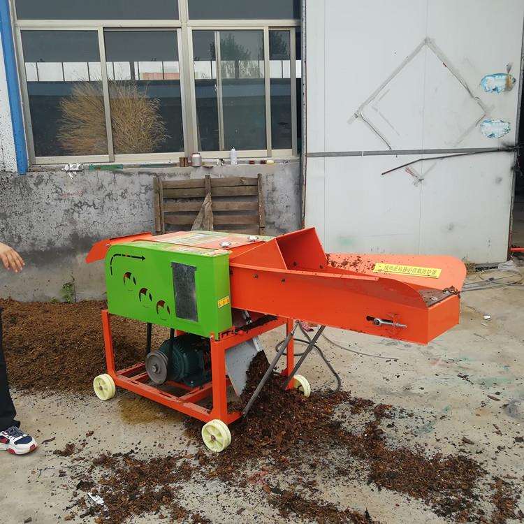 养牛羊用小型铡草揉搓机干湿通用秸秆铡揉机自动进料牧草揉丝机