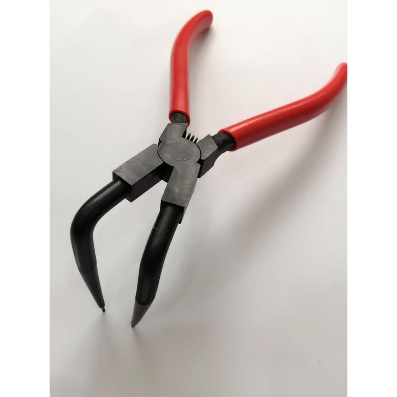 FUJIYA富具亚F-220C弹簧钳6寸卡弹钳弯嘴内卡簧钳加长嘴剪钳