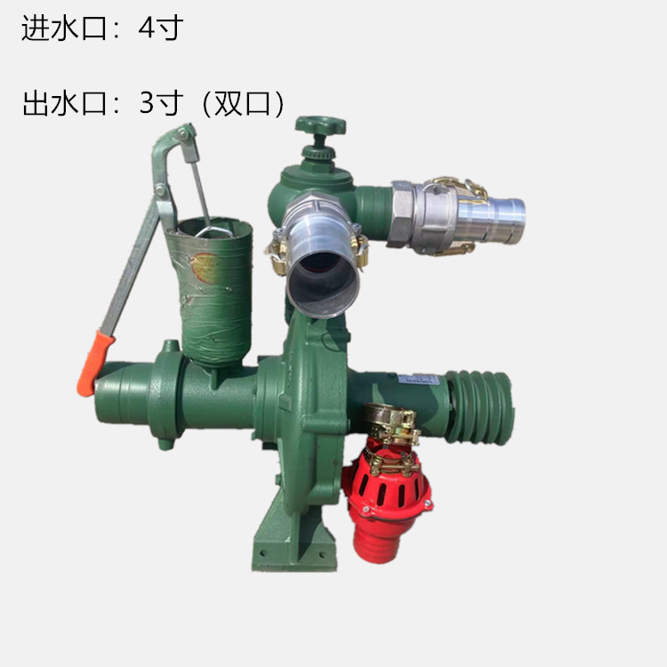 大流量高压喷灌泵灌溉浇地带喷枪柴油抽水泵