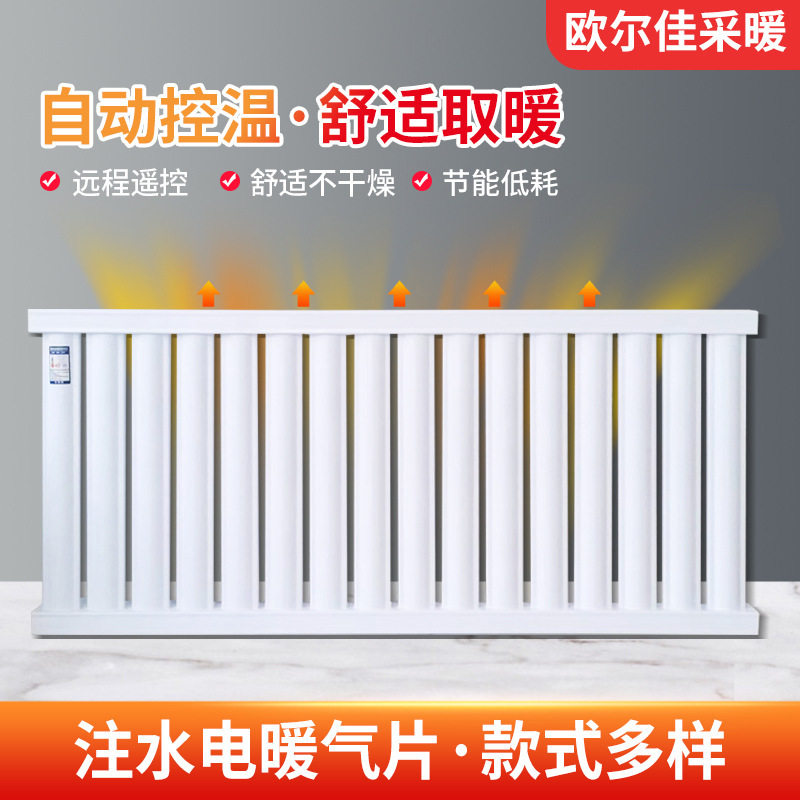 跨境家用插电水加热取暖器可移动暖气片厂家批发不干燥电暖气