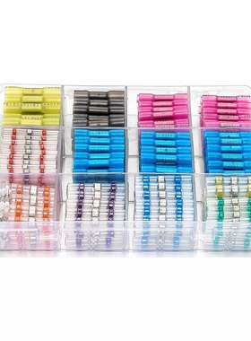 260pcs 盒装防水焊锡环接线连接器组合 热缩接线端子套件