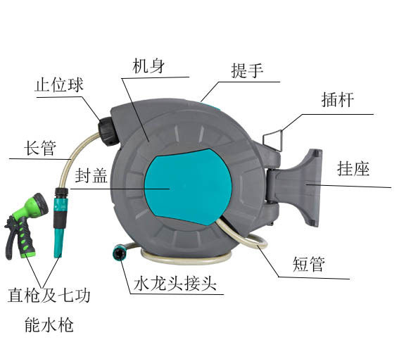 20米水管绕管器