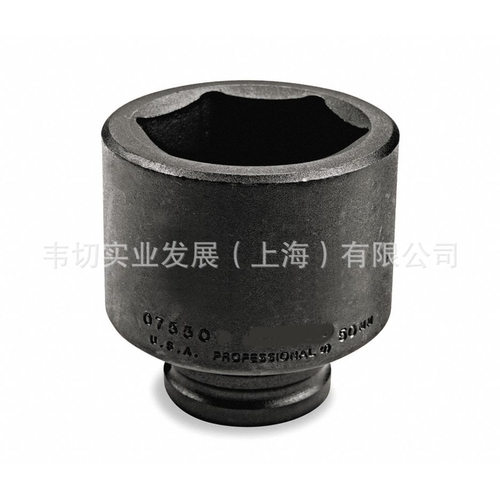 3/4方口 19mm公制六角冲击套筒 6角套筒 50mm J07550M
