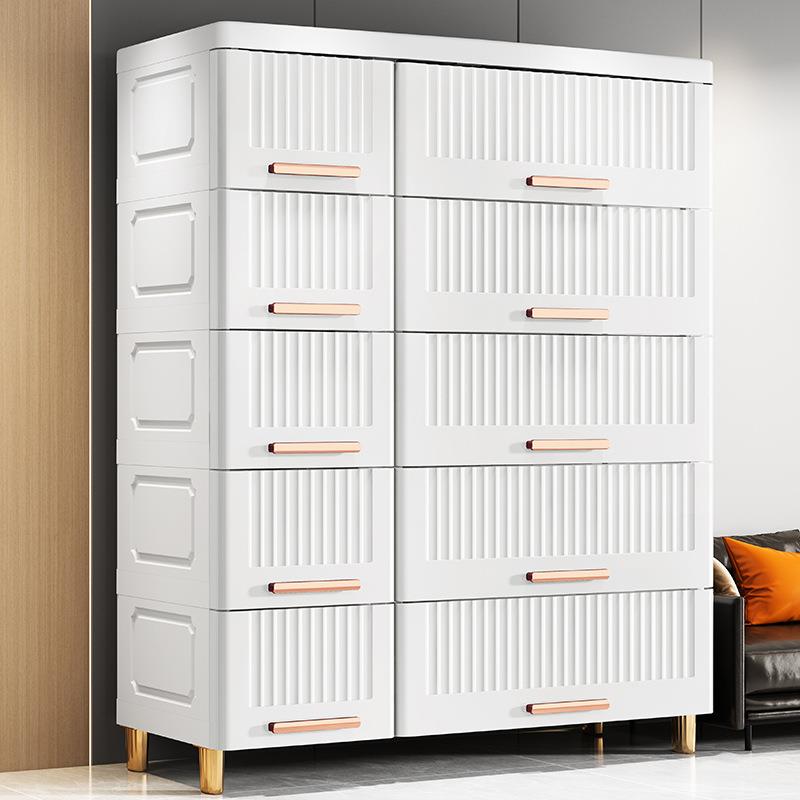 75/85面宽欧式抽屉式收纳柜多功能多层储物柜大容量宝宝储物衣柜