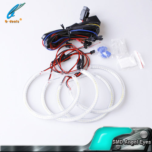 半圆131mm SMD3528 LED天使眼适用于宝马E36E38E39E46 Projector