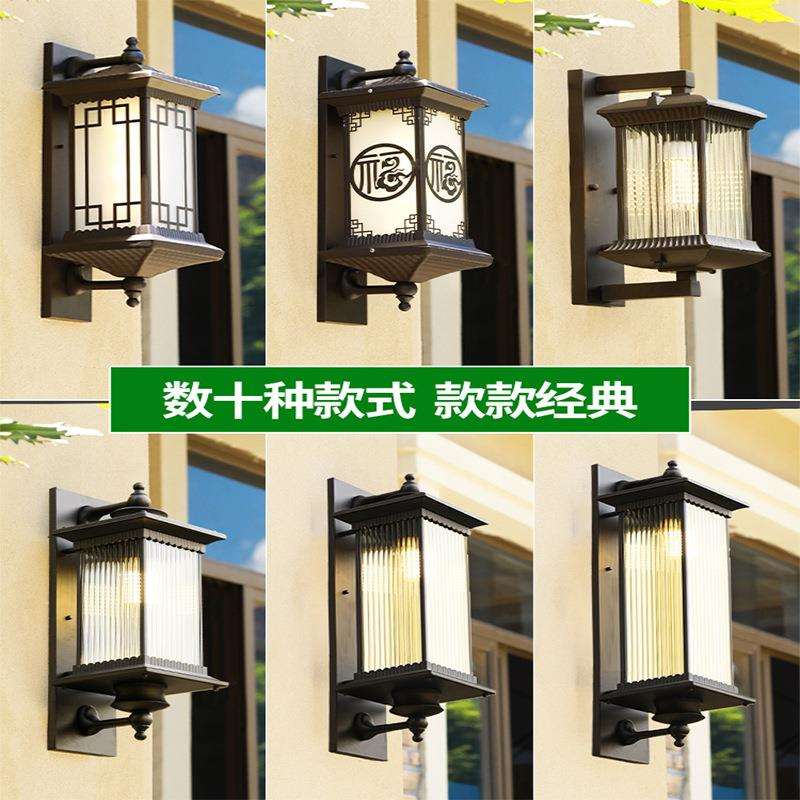 墙走廊阳台太阳太阳能防水外防户外过道门灯花园灯庭院新阳台门中