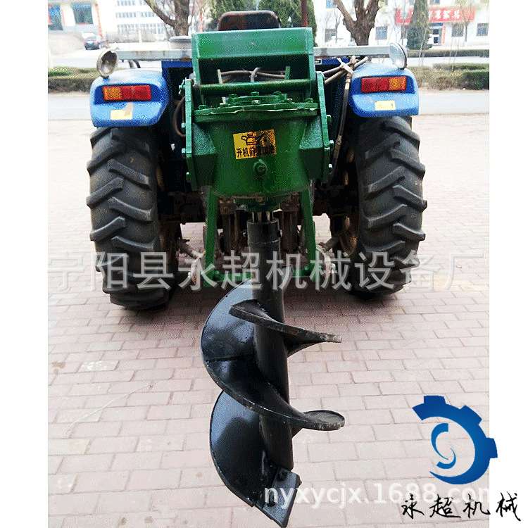 农用挖坑机东北使用钻树坑设备后悬挂带挖坑机