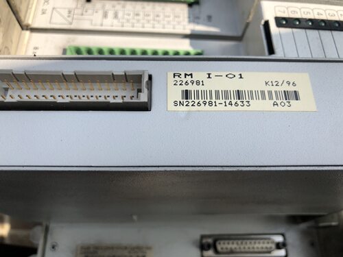 INDRAMAT RM-I-01 Entrée Module SN226981,RMI01 ,RM I-01
