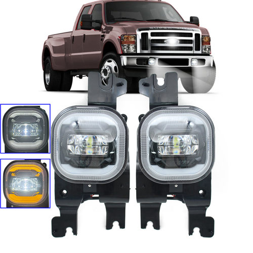 适用于福特F250F350F450F55008-10LED雾灯日行灯带转向灯厂