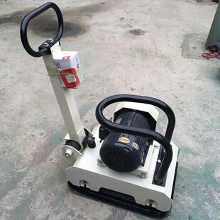 手推式平板夯实机地基路面打夯汽油柴油电动小型HZR250平板振动机