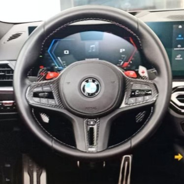 适用于宝马2系G42/3系 G20/ 4系G22 23 26 碳纤维方向盘盖板