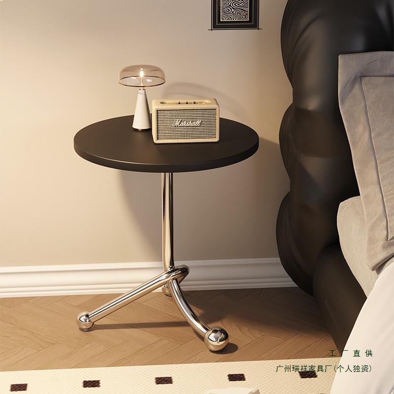 复古小茶几古典风客厅边几置物架阳台飘窗床头法式小圆桌网红桌子