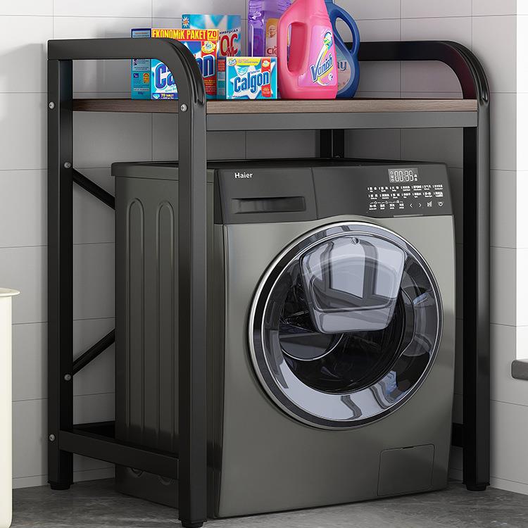 滚筒洗衣机上方置物架浴室落地不锈钢收纳架卫生间架子洗浴用品架