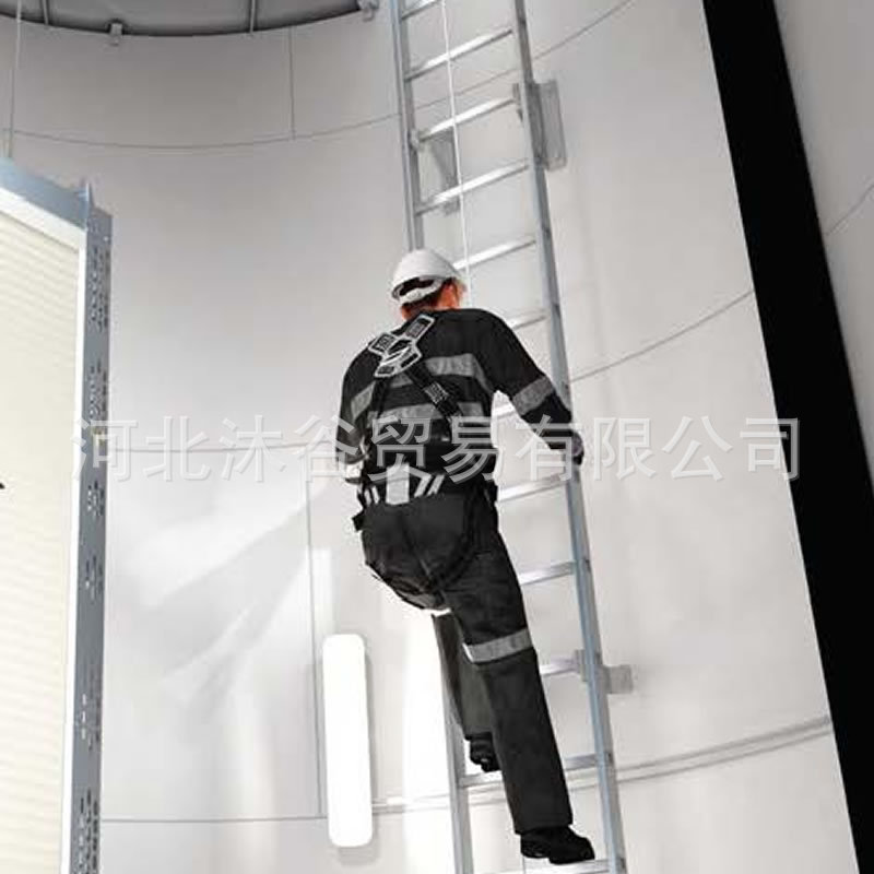 风机塔筒建筑仓储电力电信塔架爬梯钢缆防坠落保护系统垂直生命线
