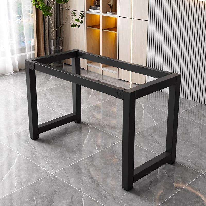 桌腿支架铁艺桌架定制焊烤漆金属餐桌脚办公桌子腿铁艺茶几吧台