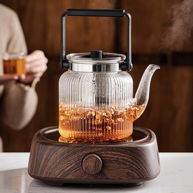 陶瓷胡桃木纹电陶炉烧水煮茶器玻璃茶壶泡茶煮茶炉子套装煮茶神器,纺织面料/辅料/配套,纺织机械配件,淘宝优惠券,粉丝福利购,淘宝优惠卷
