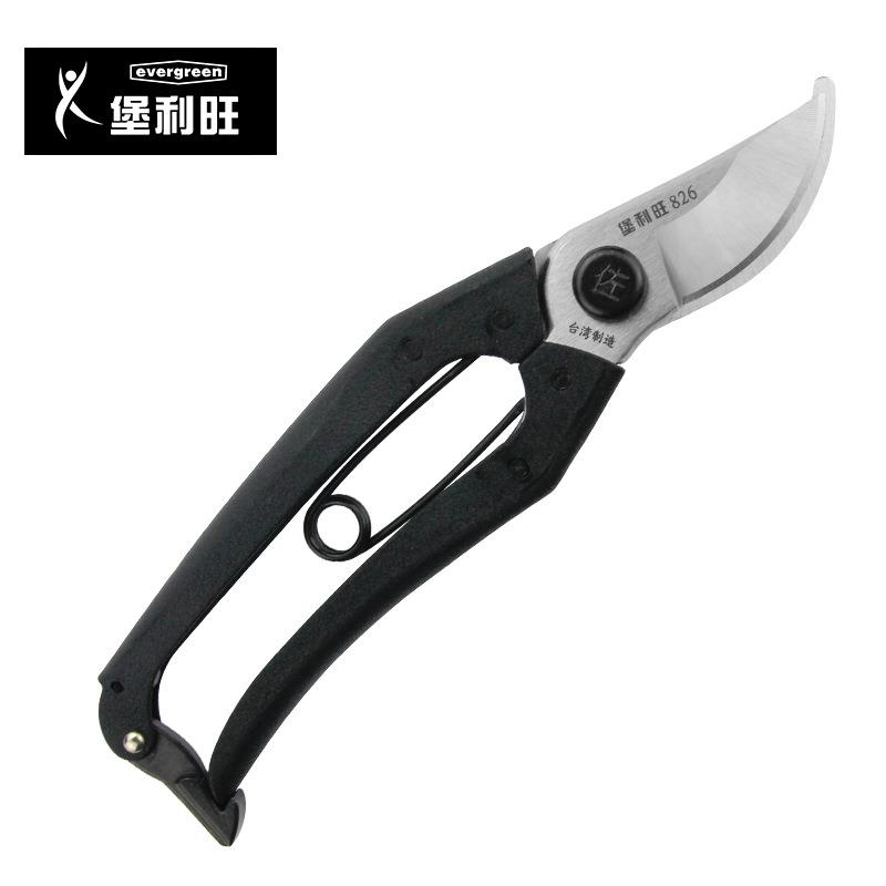 堡利旺826修枝剪果树粗枝剪枝剪树枝剪园艺工具黑色烤漆工艺