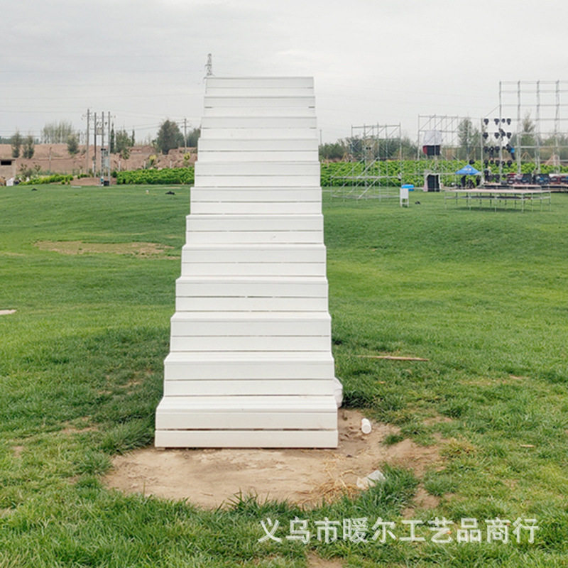 网红天梯楼梯拍摄道具婚礼摆件