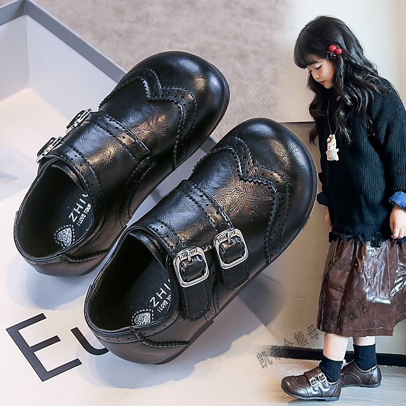 女童皮鞋儿童乐福鞋小女孩小皮2026春秋英伦风女童鞋黑色演出鞋子,童鞋/婴儿鞋/亲子鞋,皮鞋,淘宝优惠券,粉丝福利购,淘宝优惠卷