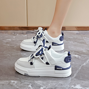 百搭女生鞋子潮鞋百搭小白鞋男童2026新款爆款潮牌高级感厚底板鞋