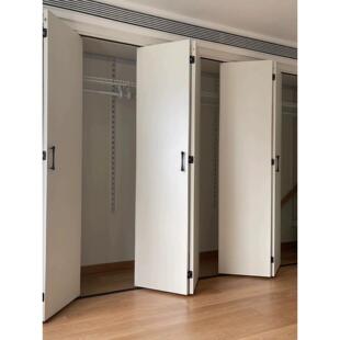 折叠门衣柜门衣帽间储藏室隐形门衣柜实木门卧室门宠物门板橱柜门