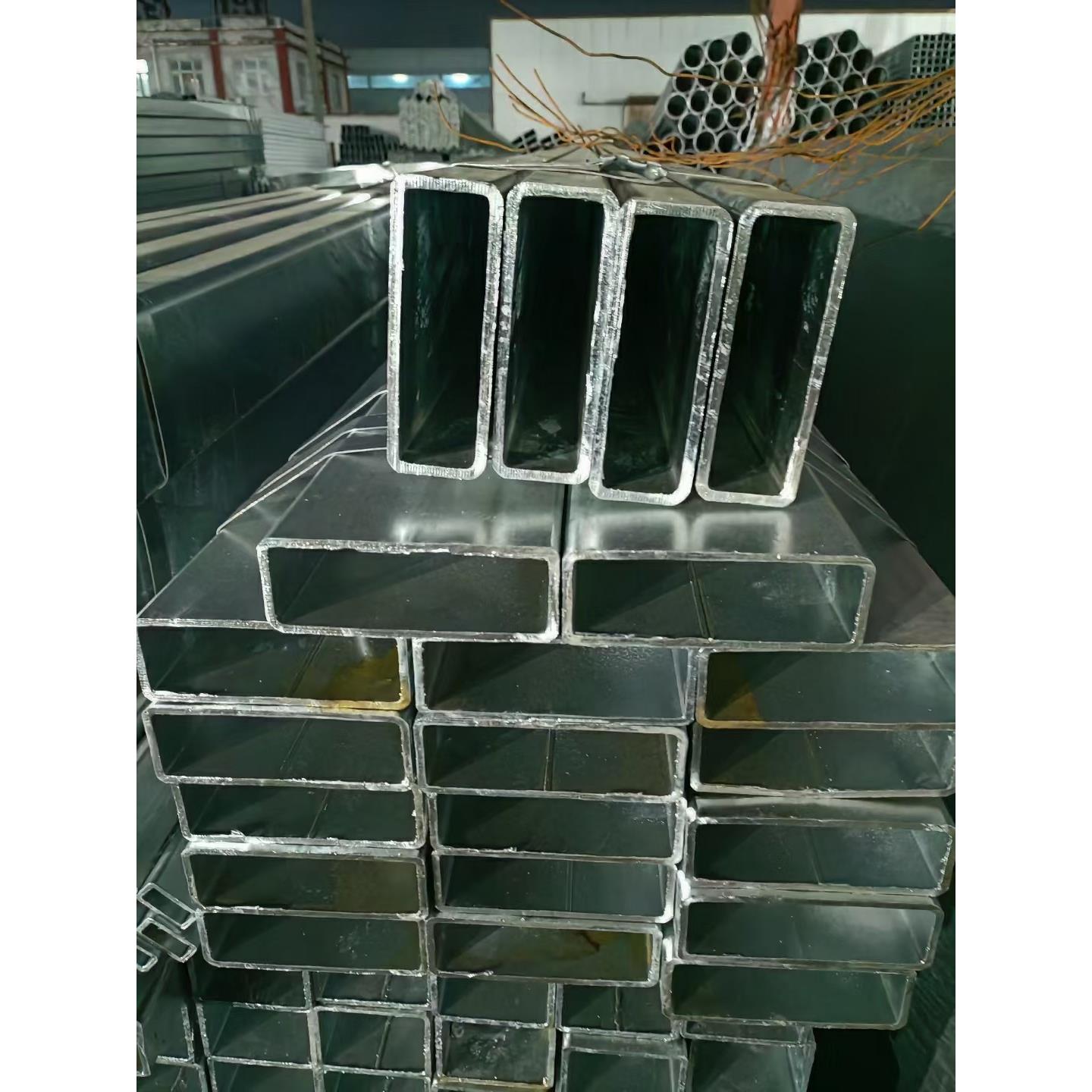 镀锌方管热镀锌管钢材管材空心管无缝管型材矩形管方钢管国标方管