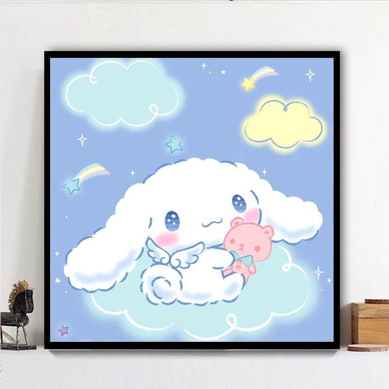 卡通可爱动物钻石画2024新款小幅儿童卧室玉桂狗5d贴钻十字绣满钻,居家布艺,钻石绣,淘宝优惠券,粉丝福利购,淘宝优惠卷