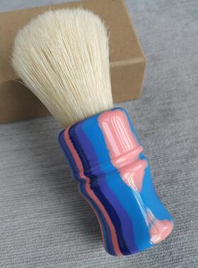 帝诗哎莎男士柔软高弹猪鬃毛剃须刷剃须皂打泡沫刷胡刷