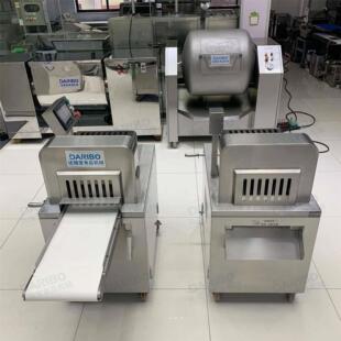 *学校食堂排骨鸡鸭自动切丁机 商用冷冻五花肉牛肉切片切丁设备