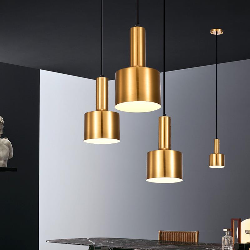 远芬设计师创意简约时尚家装出口单头电筒吊灯北欧餐吊灯个性灯具