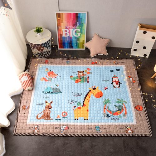 小尺寸可折叠爬行垫婴儿无毒无味家用宝宝爬爬垫机洗儿童地垫宠物